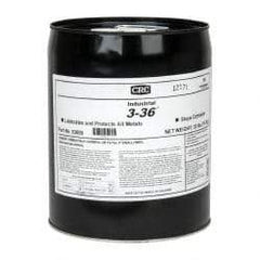 CRC - 5 Gal Pail Nondrying Film Penetrant/Lubricant - Blue/Green & Clear, -50°F to 250°F, Food Grade - Apex Tool & Supply