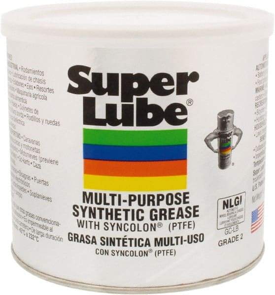 Synco Chemical - 400 g Can Synthetic General Purpose Grease - Translucent White, Food Grade, 450°F Max Temp, NLGIG 2, - Apex Tool & Supply