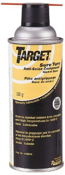Target - 12 oz Aerosol High Temperature Anti-Seize Lubricant - Nickel, 600°C, Silver - Apex Tool & Supply
