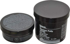 Devcon - 1 Lb Kit Gray Epoxy Resin Putty - 150°F (Wet), 350°F (Dry) Max Operating Temp, 16 hr Full Cure Time - Apex Tool & Supply