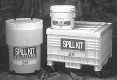 Brady SPC Sorbents - 75 Gal Capacity Oil Only Spill Kit - 95 Gal Overpack Container - Apex Tool & Supply