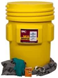 Brady SPC Sorbents - 75 Gal Capacity Universal Spill Kit - 95 Gal Overpack Container - Apex Tool & Supply