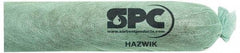 Brady SPC Sorbents - 12 Gal, 12' Long, 3" Diam, Polypropylene Sock - Chemical & Hazmat, Green - Apex Tool & Supply