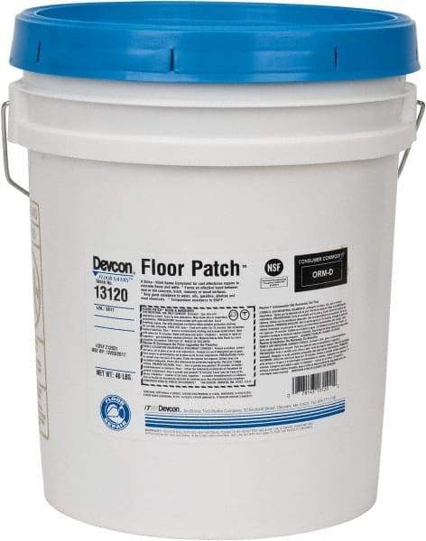 Devcon - 40 Lb Floor Repair - Light Gray, 18 Sq Ft at 1/4" Coverage - Apex Tool & Supply