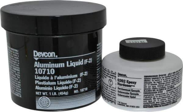 Devcon - 1 Lb Pail Two Part Epoxy - 75 min Working Time, 2,700 psi Shear Strength - Apex Tool & Supply