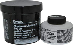 Devcon - 1 Lb Pail Two Part Epoxy - 75 min Working Time, 2,700 psi Shear Strength - Apex Tool & Supply