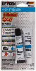 Devcon - 0.5 oz Tube Two Part Epoxy - 4 to 5 min Working Time - Apex Tool & Supply