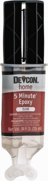 Devcon - 25 mL Cartridge Two Part Epoxy - 4 to 5 min Working Time - Apex Tool & Supply