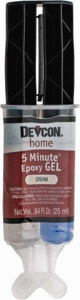 Devcon - 25 mL Cartridge Two Part Epoxy - 4 to 5 min Working Time - Apex Tool & Supply
