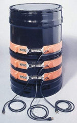 Value Collection - 9-1/2" Wide, 55 Gallon Wrap-Around Drum Heater - 120 Volt, 70°F to 140°F Thermostat Rating - Apex Tool & Supply