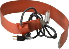 Value Collection - 3" Wide, 15 Gallon Wrap-Around Drum Heater with Thermostat - 120 Volt, 70°F to 425°F Thermostat Rating - Apex Tool & Supply