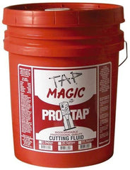 Tap Magic - Tap Magic ProTap, 5 Gal Pail Cutting & Tapping Fluid - Semisynthetic, For Boring, Broaching, Drilling, Engraving, Facing, Milling, Reaming, Sawing, Threading, Turning - Apex Tool & Supply