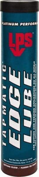 LPS - Tapmatic EdgeLube, 13 oz Tube Cutting & Tapping Fluid - Wax, For Boring, Broaching, Drawing, Drilling, Engraving, Facing, Grinding, Milling, Reaming, Sawing, Stamping, Tapping, Threading, Turning - Apex Tool & Supply