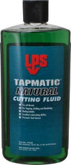 LPS - Tapmatic Natural, 16 oz Bottle Cutting & Tapping Fluid - Straight Oil, For Boring, Broaching, Drilling, Engraving, Facing, Milling, Reaming, Sawing, Tapping, Threading, Turning - Apex Tool & Supply