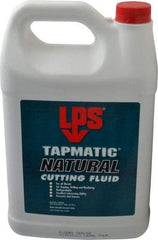 LPS - Tapmatic Natural, 1 Gal Bottle Cutting & Tapping Fluid - Straight Oil, For Boring, Broaching, Drilling, Engraving, Facing, Milling, Reaming, Sawing, Tapping, Threading, Turning - Apex Tool & Supply