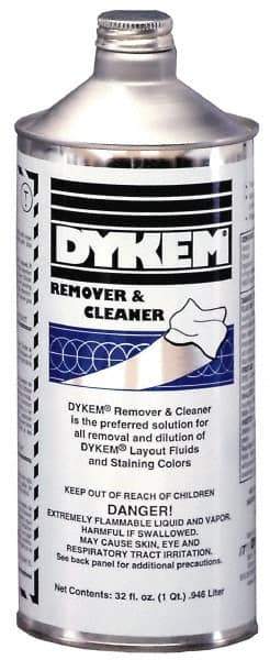 Dykem - Layout Fluid Remover and Thinner - 32 Ounce Bottle - Apex Tool & Supply