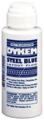 Dykem - Blue Layout Fluid - 2 Ounce Felt Tip Applicator - Apex Tool & Supply