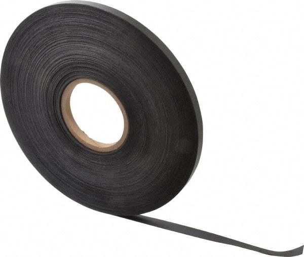 Mag-Mate - 200' Long x 1/2" Wide x 1/32" Thick Flexible Magnetic Strip - 4 Lb Max Pull Force, 2 Linear Ft/Lb Magnetic Pull Force, Plain Back - Apex Tool & Supply