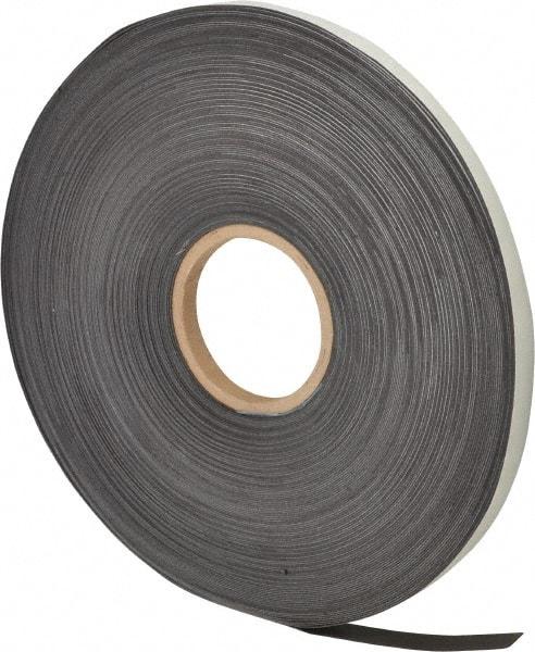 Mag-Mate - 200' Long x 1/2" Wide x 1/32" Thick Flexible Magnetic Strip - 4 Lb Max Pull Force, 2 Linear Ft/Lb Magnetic Pull Force, Adhesive Back - Apex Tool & Supply