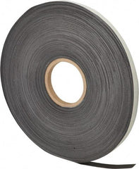 Mag-Mate - 200' Long x 1/2" Wide x 1/32" Thick Flexible Magnetic Strip - 4 Lb Max Pull Force, 2 Linear Ft/Lb Magnetic Pull Force, Adhesive Back - Apex Tool & Supply