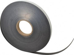 Mag-Mate - 100' Long x 3/4" Wide x 1/16" Thick Flexible Magnetic Strip - 10 Lb Max Pull Force, 5 Linear Ft/Lb Magnetic Pull Force, Adhesive Back - Apex Tool & Supply