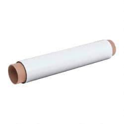 Mag-Mate - 10' Long x 24-3/8" Wide x 1/32" Thick Flexible Magnetic Sheet - 85 Lb Max Pull Force, 196 Linear Ft/Lb Magnetic Pull Force, Plain Back, White - Apex Tool & Supply
