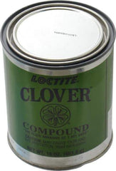 Loctite - 1 Lb Grease Compound - Compound Grade Ultra Fine, Grade 7A, 1,200 Grit, Black & Gray, Use on General Purpose - Apex Tool & Supply