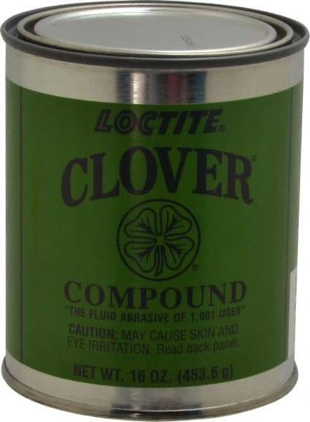 Loctite - 1 Lb Grease Compound - Compound Grade Coarse, Grade G, 80 Grit, Black & Gray, Use on General Purpose - Apex Tool & Supply