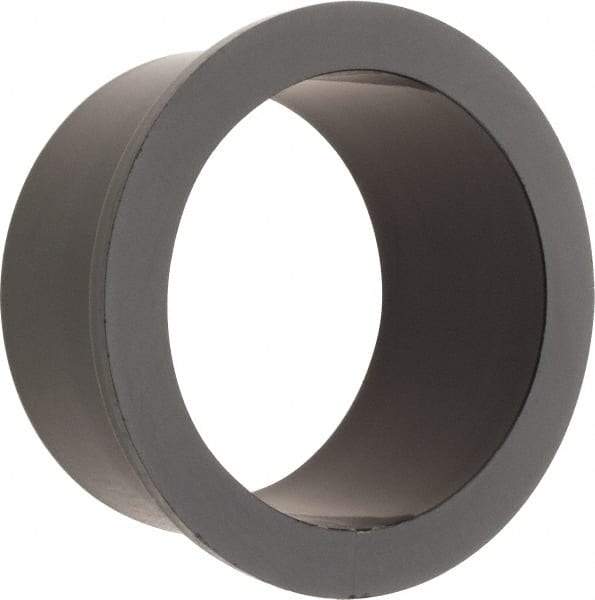 Poly Hi Solidur - 1-1/2" Inside x 1-3/4" Outside Diam, Nylon Sleeve Bearing - 2" Outside Diam, 1/8" Flange Thickness, 1" OAL - Apex Tool & Supply