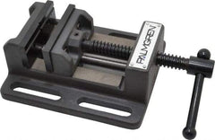 Palmgren - 3" Jaw Opening Capacity x 1-1/8" Throat Depth, Horizontal Drill Press Vise - 3" Wide Jaw, Stationary Base, Standard Speed, 6-1/2" OAL x 2-7/16" Overall Height - Apex Tool & Supply