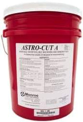 Monroe Fluid Technology - Astro-Cut A, 5 Gal Pail Cutting & Grinding Fluid - Water Soluble, For CNC Milling, Drilling, Tapping, Turning - Apex Tool & Supply