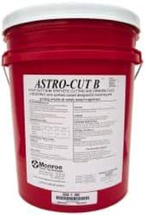 Monroe Fluid Technology - Astro-Cut B, 5 Gal Pail Cutting & Grinding Fluid - Semisynthetic, For CNC Milling, Drilling, Tapping, Turning - Apex Tool & Supply