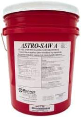 Monroe Fluid Technology - Astro-Saw A, 5 Gal Pail Sawing Fluid - Water Soluble - Apex Tool & Supply