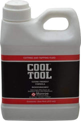 Monroe Fluid Technology - Cool Tool, 1 Pt Can Cutting & Tapping Fluid - Straight Oil, For Blanking, Boring, Broaching, Drilling, Hobbing, Milling, Reaming, Tapping, Turning - Apex Tool & Supply