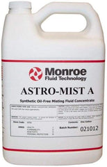 Monroe Fluid Technology - Astro-Mist A, 1 Gal Bottle Grinding Fluid - Synthetic, For Light Machining - Apex Tool & Supply