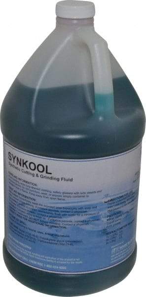 Made in USA - Syn-Kool, 1 Gal Bottle Cutting & Grinding Fluid - Synthetic - Apex Tool & Supply