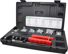 Value Collection - 104 Piece Steel Manual Rivet Nut Tool Kit - #6-32, #10-24" Thread - Apex Tool & Supply