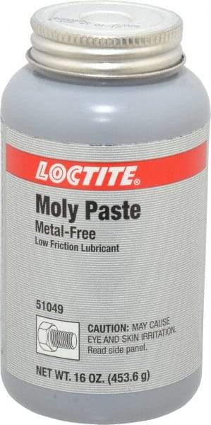 Loctite - 1 Lb Can General Purpose Anti-Seize Lubricant - Molybdenum Disulfide, -20 to 750°F, Black, Water Resistant - Apex Tool & Supply
