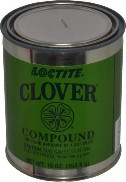 Loctite - 1 Lb Grease Compound - Compound Grade Coarse, Grade E, 120 Grit, Black & Gray, Use on General Purpose - Apex Tool & Supply