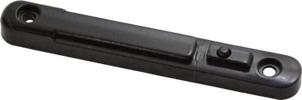 Tensator - 3-3/4" High Wall Receptacle for Tensabarrier - Steel, Black, Use with Tensabarrier - Apex Tool & Supply