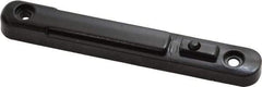 Tensator - 3-3/4" High Wall Receptacle for Tensabarrier - Steel, Black, Use with Tensabarrier - Apex Tool & Supply