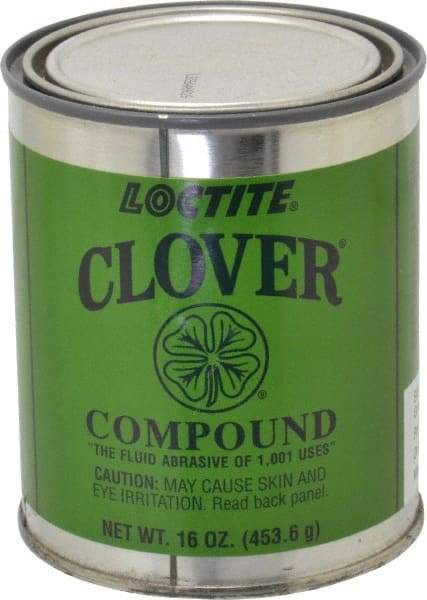 Loctite - 1 Lb Grease Compound - Compound Grade Very Fine, Grade C, 220 Grit, Black & Gray, Use on General Purpose - Apex Tool & Supply