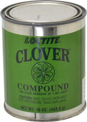 Loctite - 1 Lb Grease Compound - Compound Grade Very Fine, Grade C, 220 Grit, Black & Gray, Use on General Purpose - Apex Tool & Supply