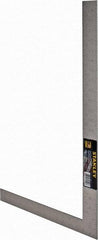 Stanley - 24" Blade Length x 16" Base Length, Buffed Finish, Steel Carpenters' Square - 1/8" (Back) & 1/8" (Face) Graduation, 1-1/2" Base Width - Apex Tool & Supply