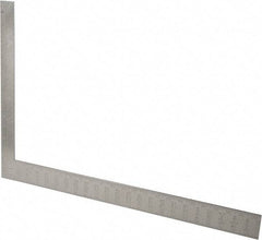 Stanley - 24" Blade Length x 16" Base Length, Buffed Finish, Steel Rafter Square - 0.1", 0.083", 1/16" (Back) & 1/16", 1/8" (Face) Graduation, 1-1/2" Base Width - Apex Tool & Supply