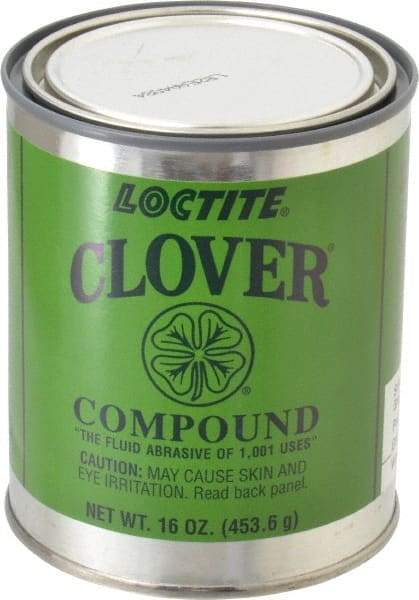 Loctite - 1 Lb Grease Compound - Compound Grade Super Fine, Grade 2A, 400 Grit, Black & Gray, Use on General Purpose - Apex Tool & Supply