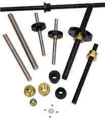 Nook Industries - 5/8-10 Acme, 6' Long, Alloy Steel Precision Acme Threaded Rod - Right Hand Thread, 2C Fit - Apex Tool & Supply