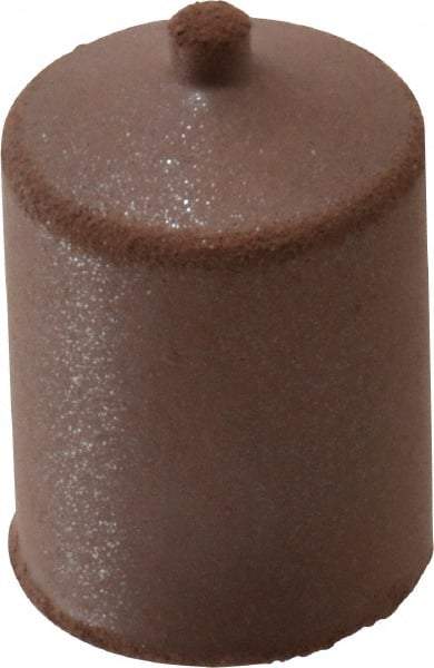 Cratex - 7/8" Max Diam x 1-1/4" Long, Cone, Rubberized Point - Fine Grade, Silicon Carbide, 1/4" Arbor Hole, Unmounted - Apex Tool & Supply