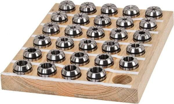 Kennametal - 29 Piece, 1/8" to 1" Capacity, ER Collet Set - Series ER40 - Exact Industrial Supply