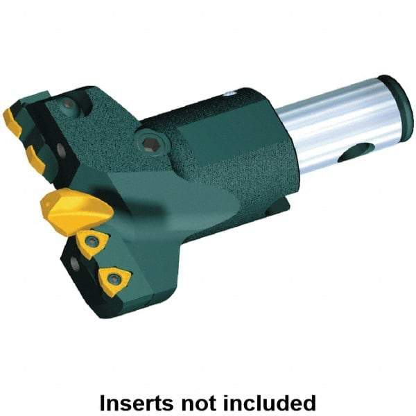 Kennametal - Series HTS DFT, Head Connection 13B, 55mm Max Diam Pilot Drill Head - B510S08000 Pilot Drill, 8mm Pilot Drill Diam, 4 Nonpilot Inserts, 50mm Head Length - Apex Tool & Supply